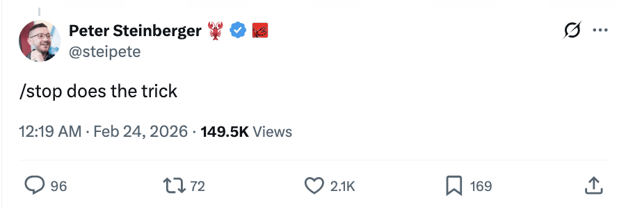 凌晨断电自救!Meta安全高管惨遭OpenClaw清空邮件,马斯克毒舌嘲讽:猴子拿步枪 新闻