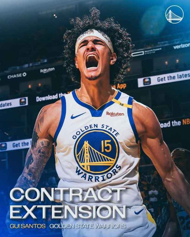 Shams:勇士与巴西后卫吉-桑托斯续签3年1500万美元合同 新闻