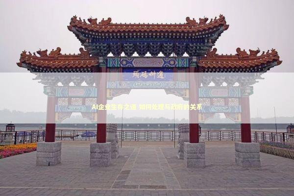 AI企业生存之道 如何处理与政府的关系 新闻